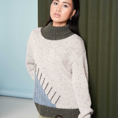 Position Sweater in Rowan Felted Tweed - ZB301-00007-DEP - Downloadable PDF