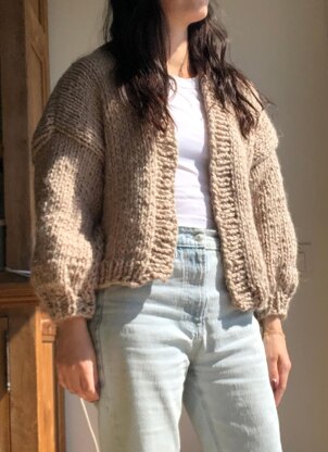 Bulky Cardigan Knitting Pattern