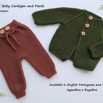 Cedarwood Baby Cardigan and Pants - knitting pattern