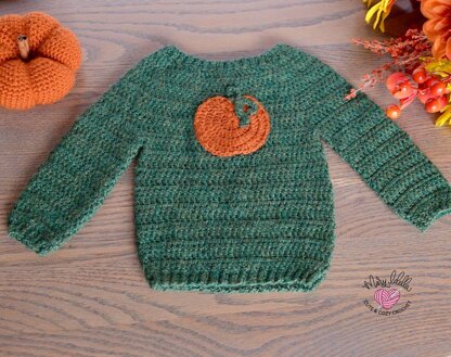 Fall Pumpkin Baby Pullover