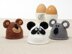 Panda, Koala and Bear egg warmers