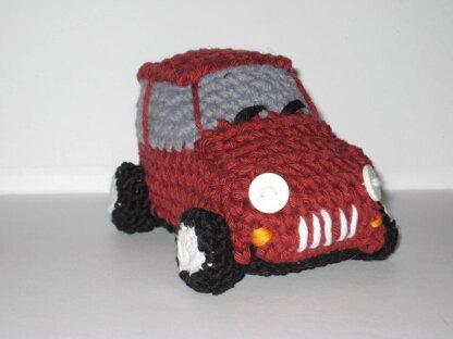 Maroon car toy