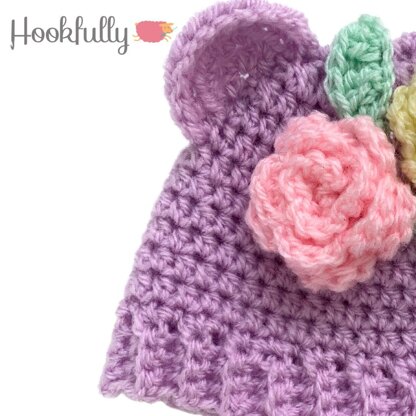 Cutie bear doll hat