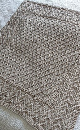 Lattice Lace Baby Blanket