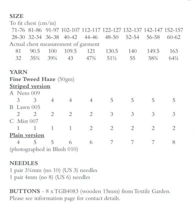 Reed in Rowan Fine Tweed Haze - ZM74-00013 - Downloadable PDF