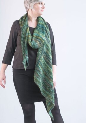 Winstead Shawl in Berroco Millefiori Light Luxe - Downloadable PDF