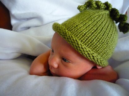 Sweet-pea in a pod hat