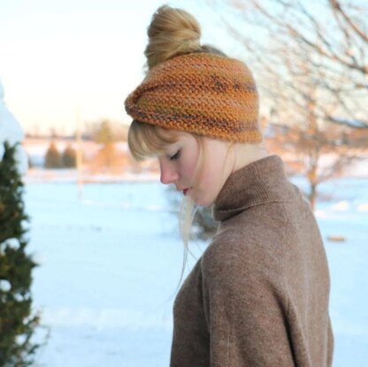 Herringbone Twist Ear Warmer