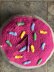 Sprinkle doughnut pouf