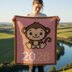 Monkey 2026 Baby Blanket Single Crochet Pattern