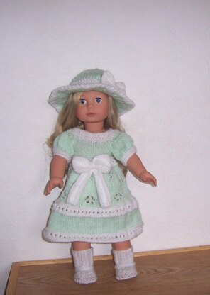 Mint Dress and Hat