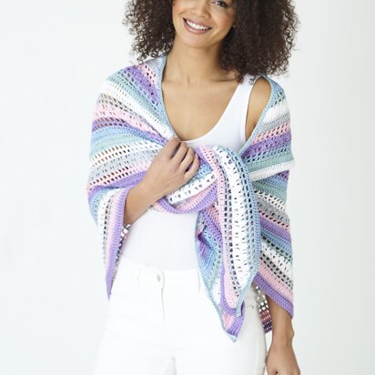 Shawl & Wrap in King Cole Cottonsmooth DK - 5844pdf - Downloadable PDF