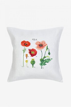 DMC Botanical Poppies - PAT1381 - Downloadable PDF