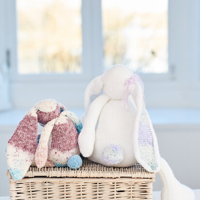 Dolly and Polly the Rabbit Toys in Stylecraft Bambino DK & Bambino Prints DK - 10069 - PDF