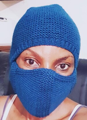 Easy to knit face mask