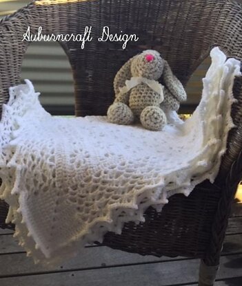 Amanda Christening Baby Blanket