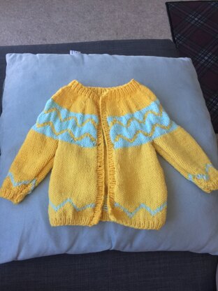 Baby See Saw Cardigan