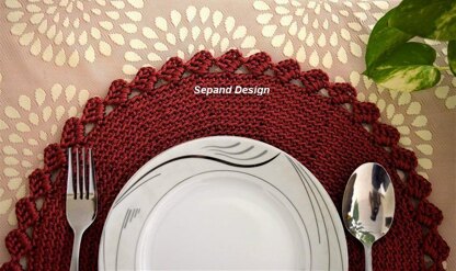 Red Circle Placemat