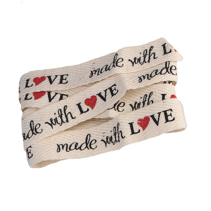 Dritz Quilting Twill Tape Labels 36in - Made With Love