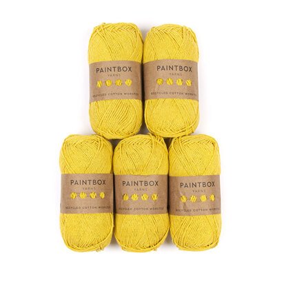 Paintbox Yarns Recycled Cotton Worsted 5er Sparset