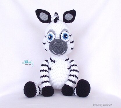 Zebra Stuffed Toy Crochet Pattern