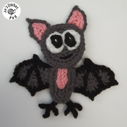 Bat Applique/Embellishment Crochet pattern