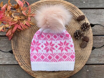 Snofall Snowflake Beanie