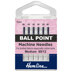 Hemline Sewing Machine Needles - Ball Point - Medium 80/12 - 5 Pieces
