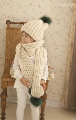 Hayden scarf and hat set