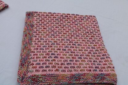 Pink Chiffon Baby Blanket.