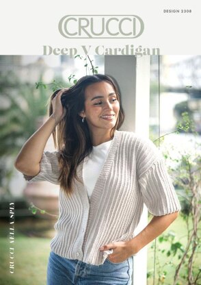 2308 Deep V Cardigan