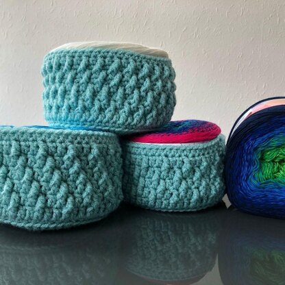 Totally Textured Yarn Baskets