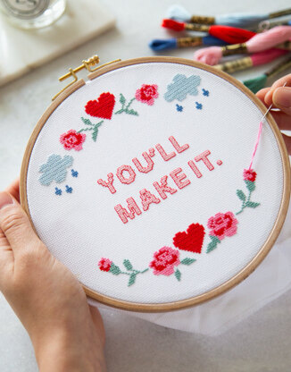 Wool and the Gang You'll Make It Cross Stitch Kit
