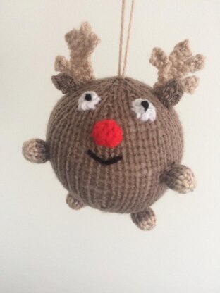 Reindeer Christmas Bauble