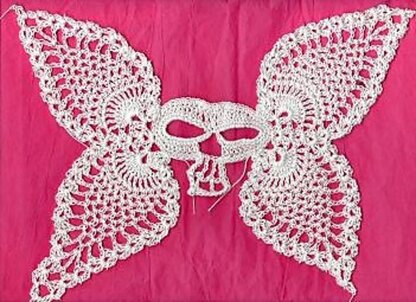 Azreal Day of the Dead Winged Skull Applique