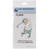 Art Impressions People Cling Rubber Stamps - Gordon Golfer Set