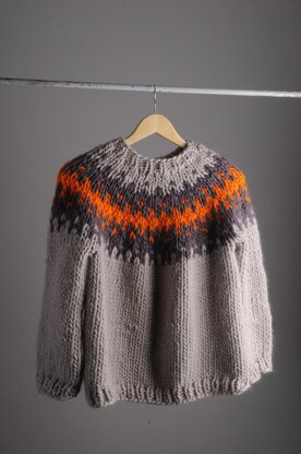 Fair Isle Yoke Sweater