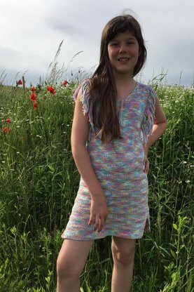 Summer Dress for Girls Over the Rainbow