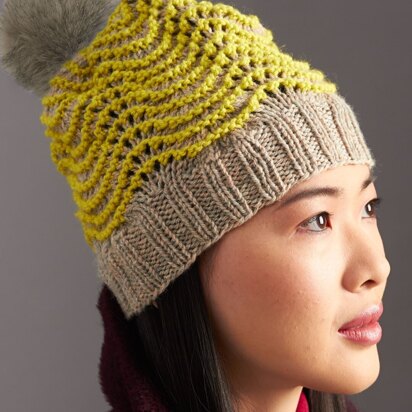 Ripple Hat in Patons Classic Wool Worsted