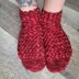 Maryjane's Puff crochet socks