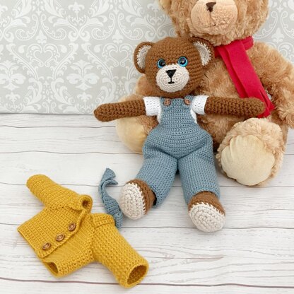 519 - Bertie Bear Crochet Pattern - 519