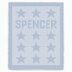 Knitting Pattern SPENCER knit chunky blanket Knit-Purl only with star motifs