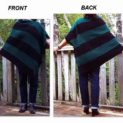 601 ASYMMETRICAL SHAWL, S to XXXXL