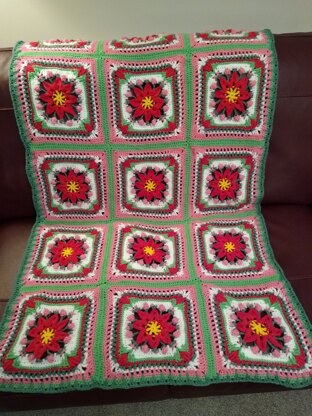 Blanket using Macey Ann by a yarn of serendipity