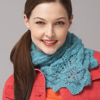 Chevron Lace Shawl or Scarf in Patons Lace
