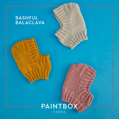 Bashful Balaclava - Free Knitting Pattern for Women in Paintbox Yarns 100% Wool Chunky Superwash by Paintbox Yarns - knitting pattern