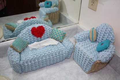 Sofa Tissue Box Cover- KNIT