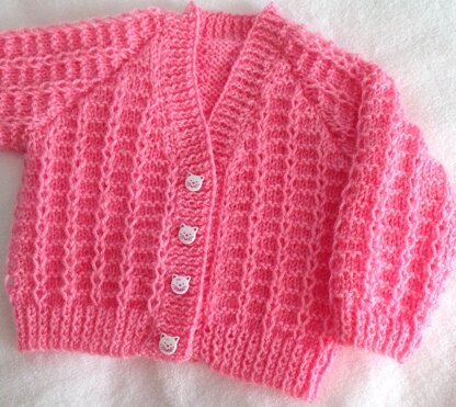 little loops baby cardigan