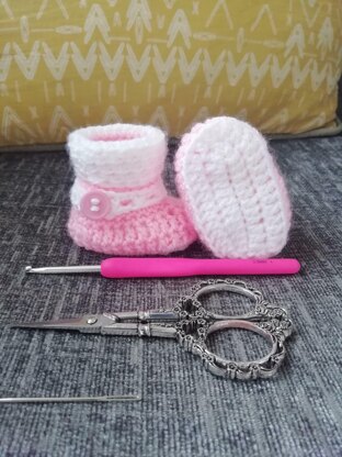 Beautiful baby booties