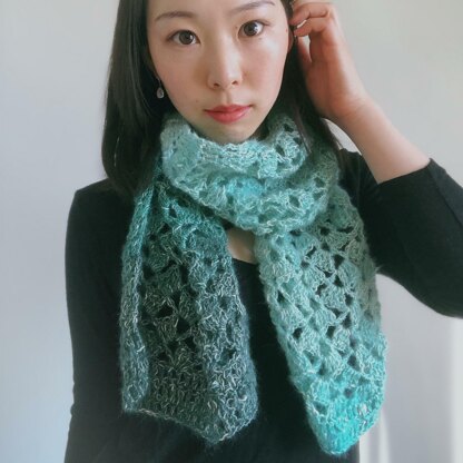 Jade Pool Spring Scarf